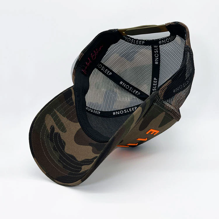 Camo & Orange Trucker Cap 5013 - Image 4