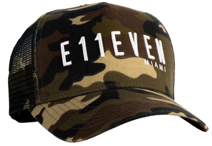 Camo / White Trucker Cap 5007 - Image 3